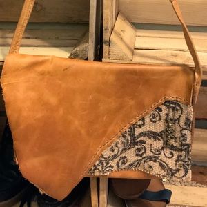 Homemade leather purse